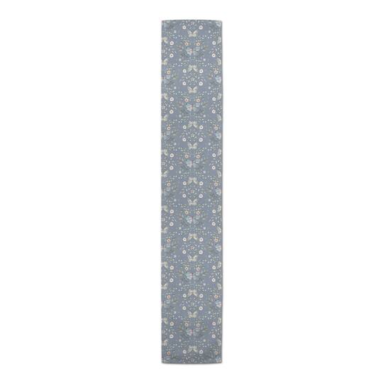 90" Butterfly Pattern Cotton Twill Runner